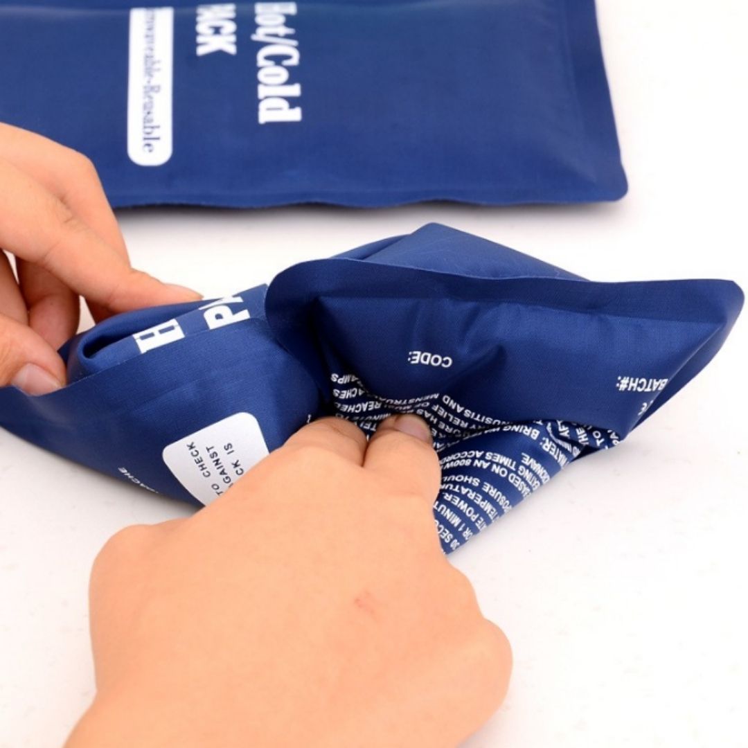 Reusable Cold and Hot Gel Pack Ice Heat Compression Relieve Pressure Sprain Injury Therapy anti-fever anti-cramp menstruation pain cold knee shoulder muscle Soreness Joint Medical Cool Bag First Aid