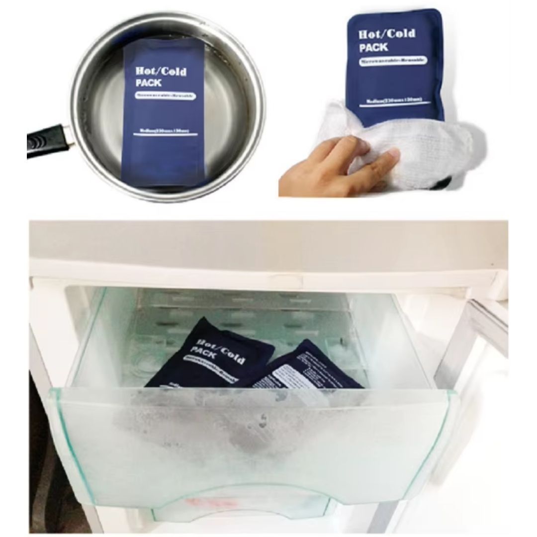 Reusable Cold and Hot Gel Pack Ice Heat Compression Relieve Pressure Sprain Injury Therapy anti-fever anti-cramp menstruation pain cold knee shoulder muscle Soreness Joint Medical Cool Bag First Aid