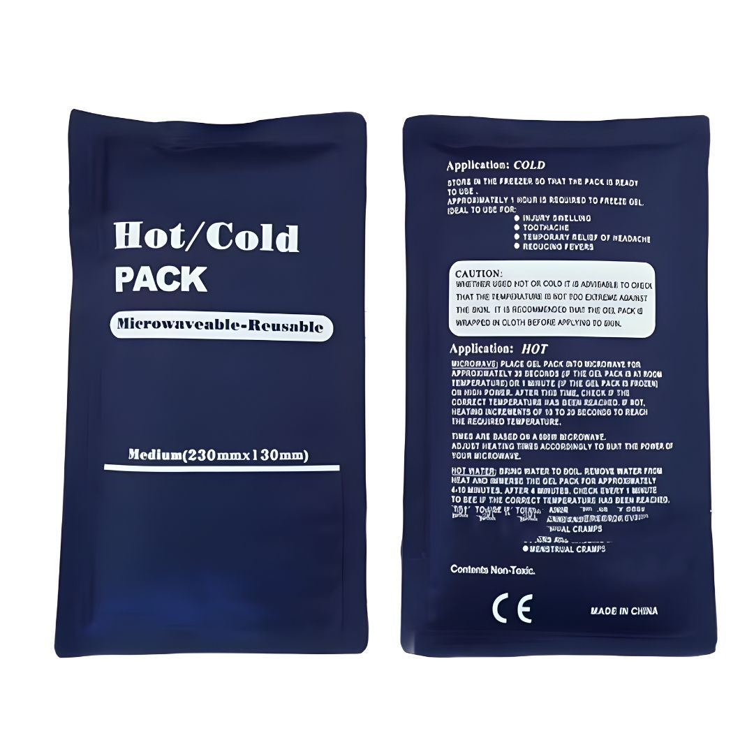Reusable Cold and Hot Gel Pack Ice Heat Compression Relieve Pressure Sprain Injury Therapy anti-fever anti-cramp menstruation pain cold knee shoulder muscle Soreness Joint Medical Cool Bag First Aid