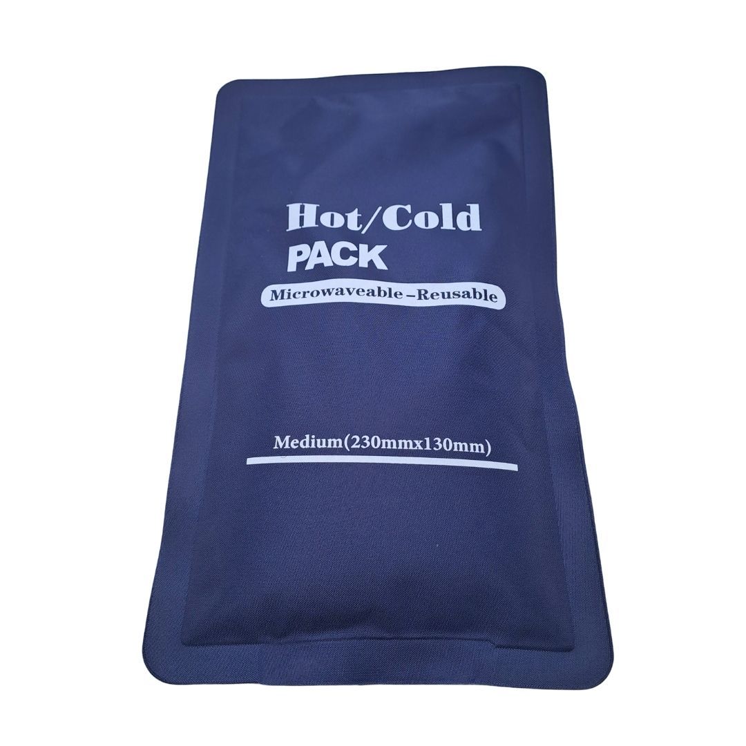 Reusable Hot Cold Gel Pack for Pain Relief & Therapy – Microwave & Freezer Friendly Ice/Heat Compression Pad for Injury, Muscle, Cramps, Fever & Swelling Microwaveable Compress Heating Pad Warming