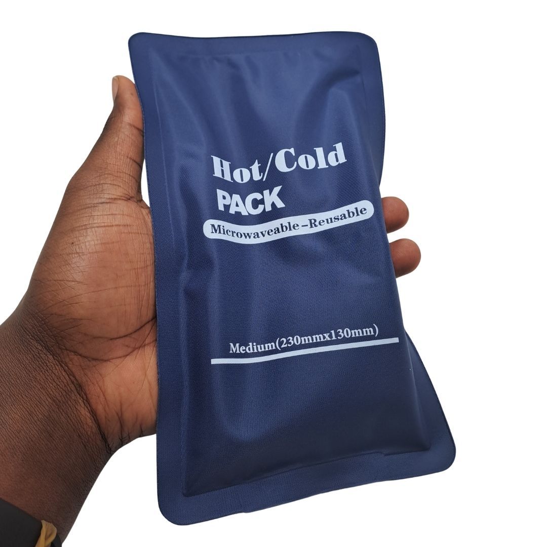 Reusable Hot Cold Gel Pack for Pain Relief & Therapy – Microwave & Freezer Friendly Ice/Heat Compression Pad for Injury, Muscle, Cramps, Fever & Swelling Microwaveable Compress Heating Pad Warming