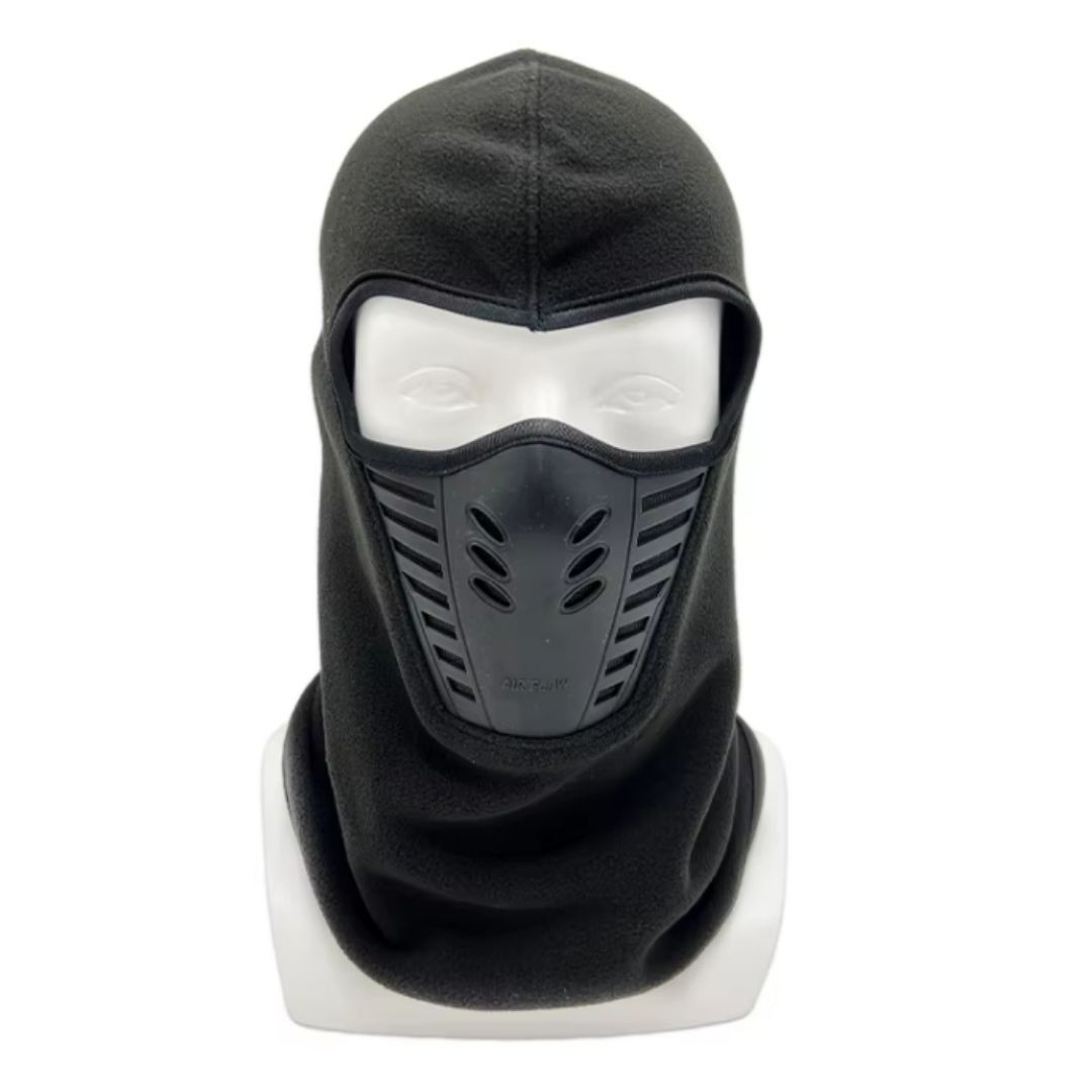 Windproof Motorcycle Balaclava – Warm Polar Fleece Full Face Mask with Dust Filter for Skiing, Motorbike & Winter Sports FM9 Accessory Cold ATV Dirt E Bike Off Road protection Warmth Night Ride