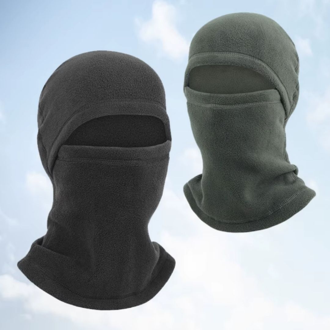 Quick-Fold Ski Mask Balaclava Windproof Fleece Full Face Cover for Motorcycle, Skiing & Winter Sports Warm Black Hoodie Windproof Coldproof Smokeproof Dustproof Fleece FM-10