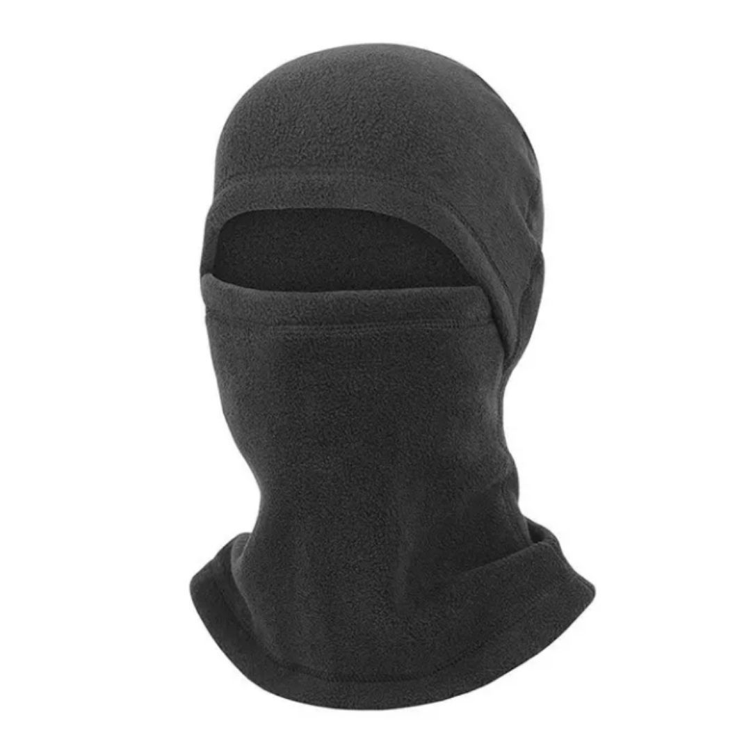 Quick-Fold Windproof Fleece Balaclava Mask Warm Thermal Full Face Cover with Breathable Filter for Winter Outdoor Sports FM 10 Black Hiking Camping Military Tactical