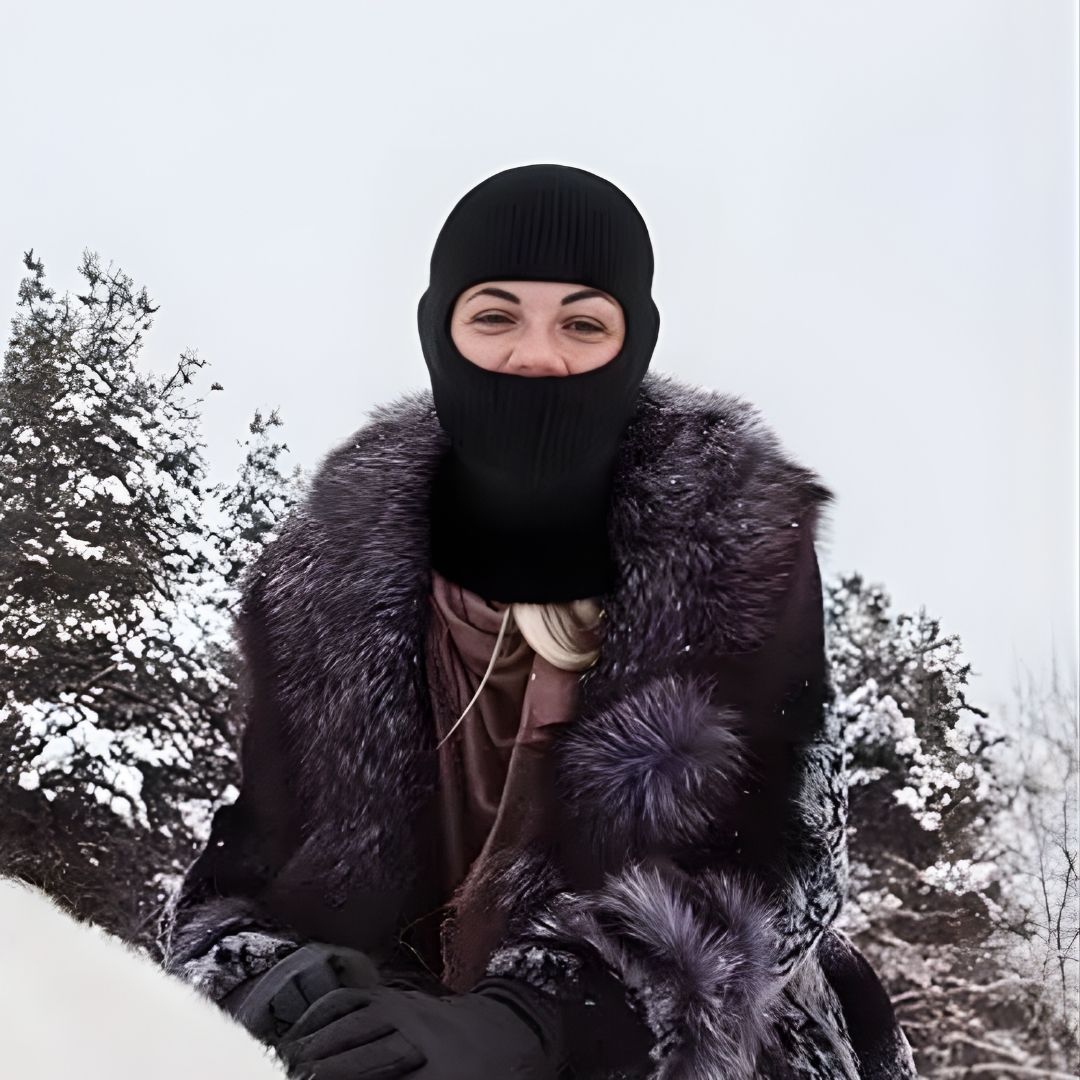 Windproof Thermal Balaclava Warm Full Face Knit Ski Mask & Helmet Liner for Winter Sports FM-11 Thick Sweater Neck Gaiter Anti-Cold Acrylic Knitted Elastic BLACK Bandana Tactical Military Uniform