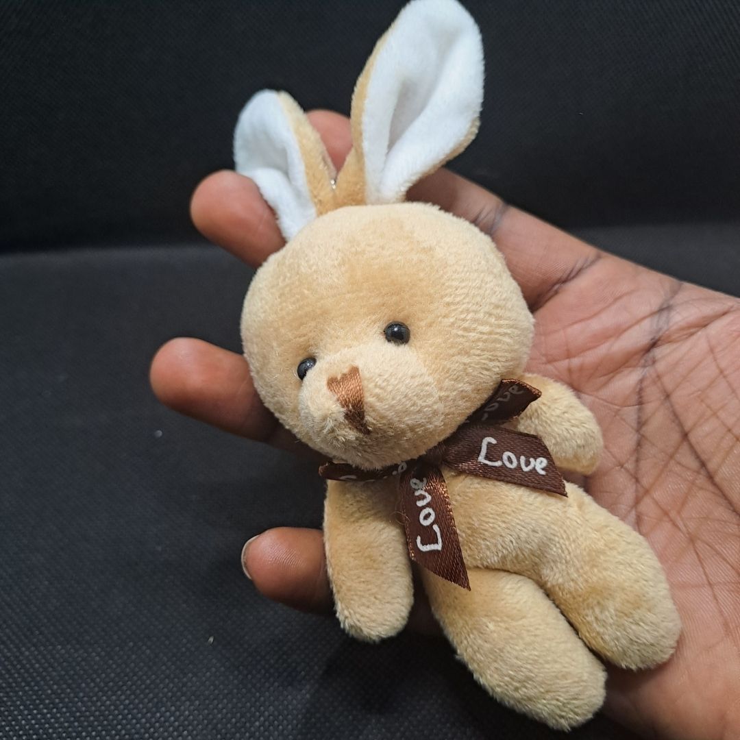 Unique Gift for Women Girls Ladies Wife Girlfriend Sister Mother Friend Daughter Cute Rabbit Bunny Plush Keychain Keyholder Keyring Toy Stuffed Animal Love Bowtie Handbag Pendant Bag Backpack Décor