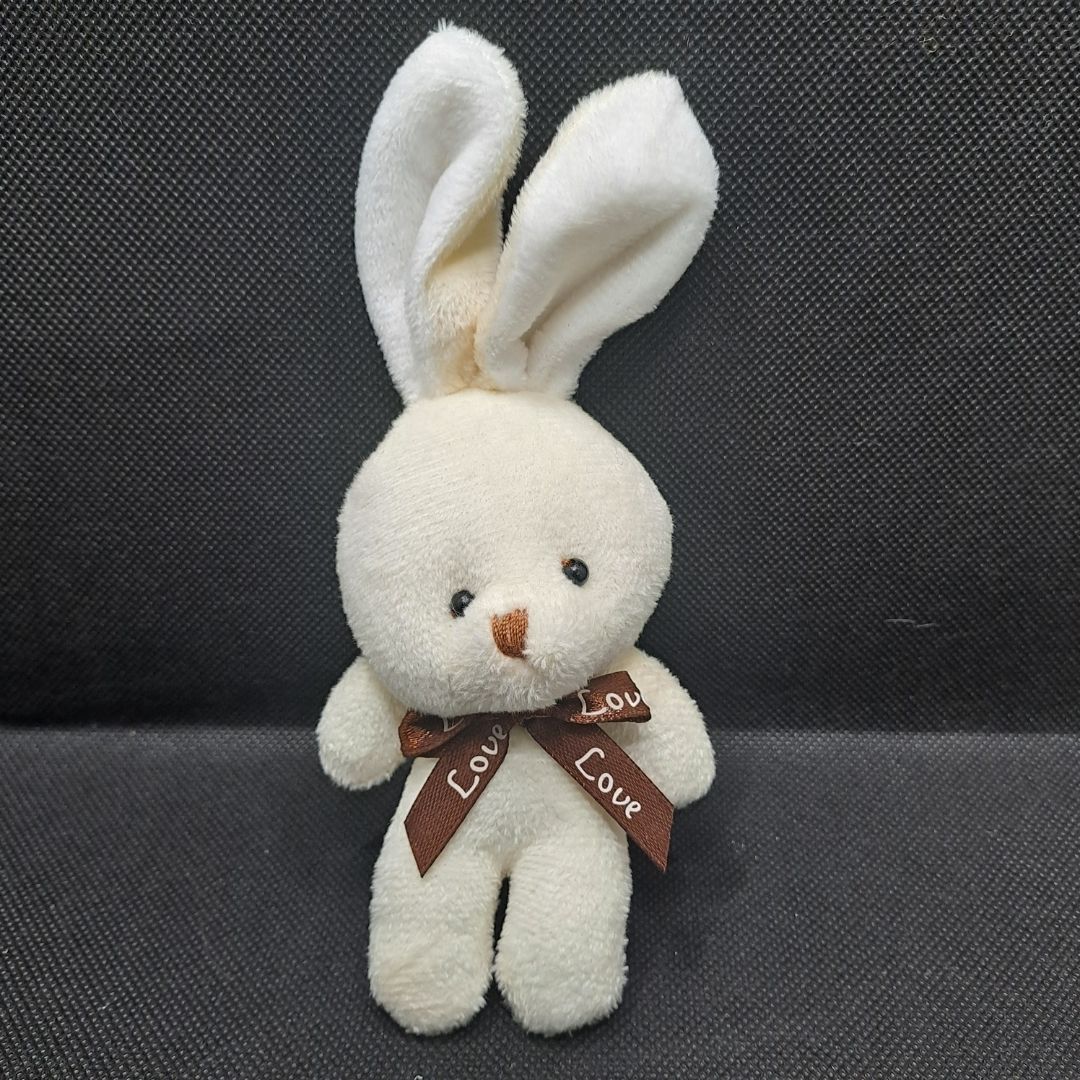 Unique Gift for Women Girls Ladies Wife Girlfriend Sister Mother Friend Daughter Cute Rabbit Bunny Plush Keychain Keyholder Keyring Toy Stuffed Animal Love Bowtie Handbag Pendant Bag Backpack Décor