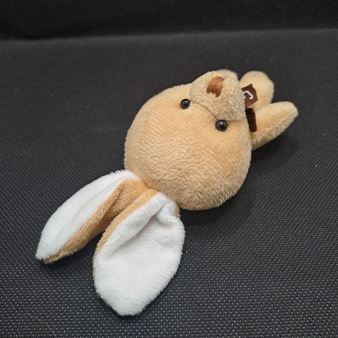 Cute Little Rabbit Bunny Plush Keyholder Bag Pendant Cartoon Party Hare Gift for Kids Women Girls Ladies Wife Girlfriend Sister Mother Friend Keychain Beige Brown Tan Khaki Valentine's Day Keyring