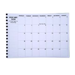 2026 - 2027 A4 Desk Planner Calendar – Monthly Scheduling Productivity Organizer with To-Do List Kenyan Holidays Motivational Messages Table Office Desktop Memo Journal Diary Writable Agenda Secretary
