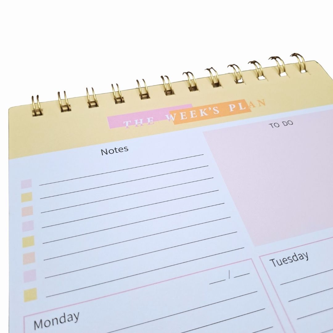 Undated B5 Weekly Planner Organizer 52-Week Personal Productivity Journal with To-Do List, Habit Tracker & Tear-Off Pages Daily Agenda Memo Time Management Self Improvement Notebook Calendar PORTRAIT