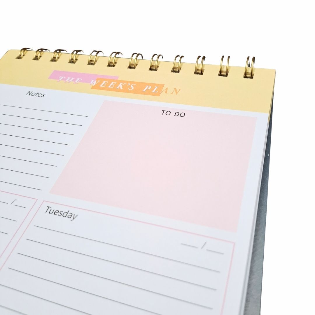 Undated B5 Weekly Planner Organizer 52-Week Personal Productivity Journal with To-Do List, Habit Tracker & Tear-Off Pages Daily Agenda Memo Time Management Self Improvement Notebook Calendar PORTRAIT