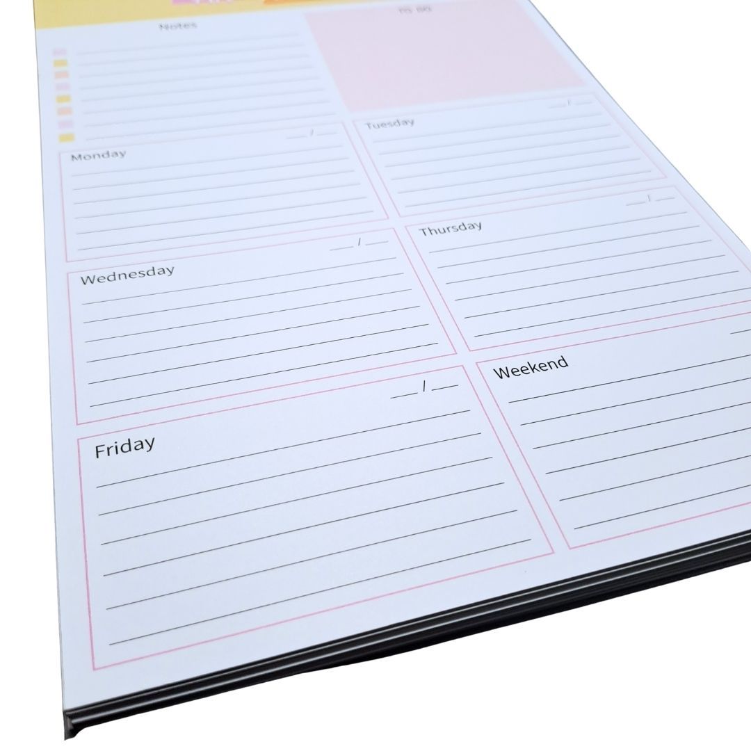Undated B5 Weekly Planner Organizer 52-Week Personal Productivity Journal with To-Do List, Habit Tracker & Tear-Off Pages Daily Agenda Memo Time Management Self Improvement Notebook Calendar PORTRAIT