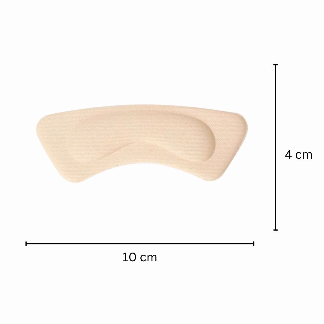 1 PAIR Memory Foam Heel Protector Pads Self-Adhesive Cushion Inserts for High Heels & Loose Shoe Patch Fit Sticker Sponge Shoes Inserts Grips Comfort Liner Foot Care Pain Relief Anti-Abrasion