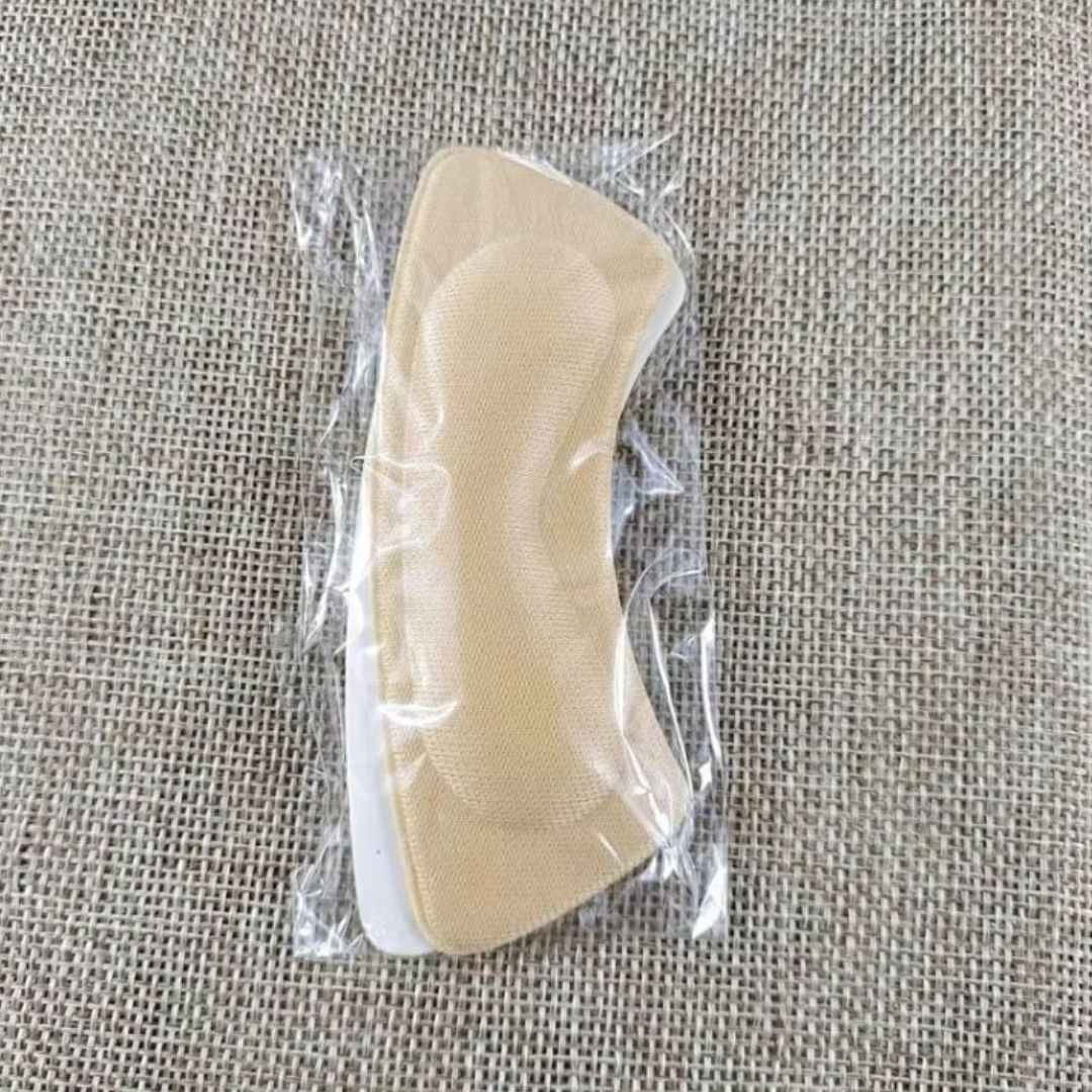 1 PAIR Memory Foam Heel Protector Pads Self-Adhesive Cushion Inserts for High Heels & Loose Shoe Patch Fit Sticker Sponge Shoes Inserts Grips Comfort Liner Foot Care Pain Relief Anti-Abrasion