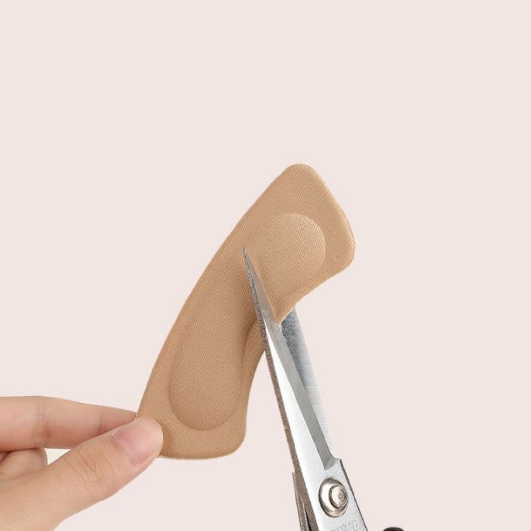 1 PAIR Memory Foam Heel Protector Pads Self-Adhesive Cushion Inserts for High Heels & Loose Shoe Patch Fit Sticker Sponge Shoes Inserts Grips Comfort Liner Foot Care Pain Relief Anti-Abrasion