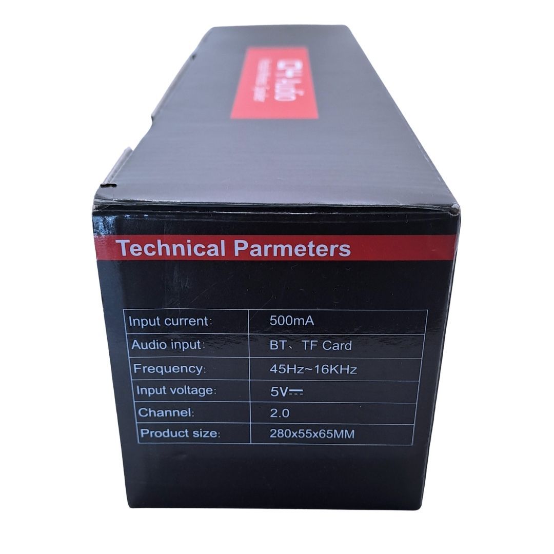 Q4 Portable RGB Sound Bar – 10W Mini Bluetooth Speaker with Colorful LED Lights Waterproof Rechargeable Battery TF Memory Card Support for Outdoor Party & Gaming Music Charging Laptop BOX 2 Channel