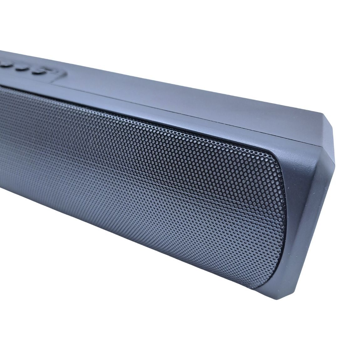 Q4 Portable RGB Wireless Sound Bar Speaker 10W HiFi Stereo Bluetooth Outdoor Soundbar with Waterproof Colorful LED Lighting Music Box Subwoofer BT Rechargeable Charging Office PC Computer Phone Laptop