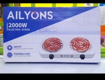 🔥 Ailyons Double Hot Plate Coil Electric Cooker 🔥
Cook faster, smarter & anywhere!
✅ Twin coil burners for efficient heating
✅ Compact, portable & powerful
✅ Perfect for home, hostels & travel
Level