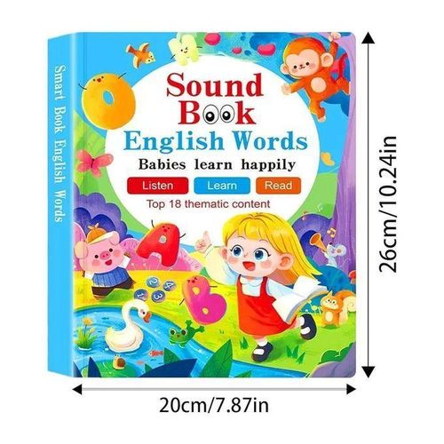 SOUND AUDIO BOOK . Kids English sound book-rechargeable