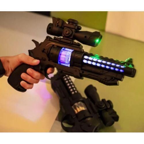 TOY GUN. Kids battery controlled spraying gun - harmless, fun to use, strong, enjoyable, beam light