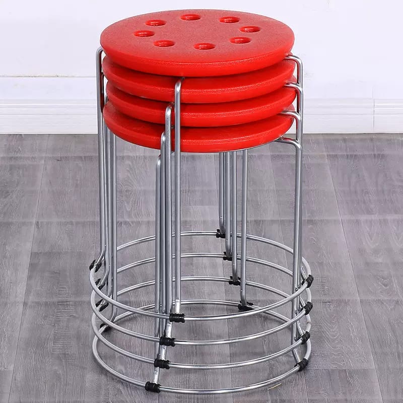 Stackable Portable Stools - Designed with cutout handles and non-slip step treads, Lightweight for easy portability, Easy to Use, Easy to maintain.