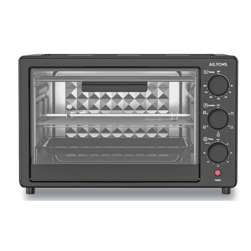 Ailyons 20 L Electric Oven – Compact, Powerful Baking & Roasting,  Perfect size for everyday baking, roasting, and grilling, Precision heat for perfect results every time.