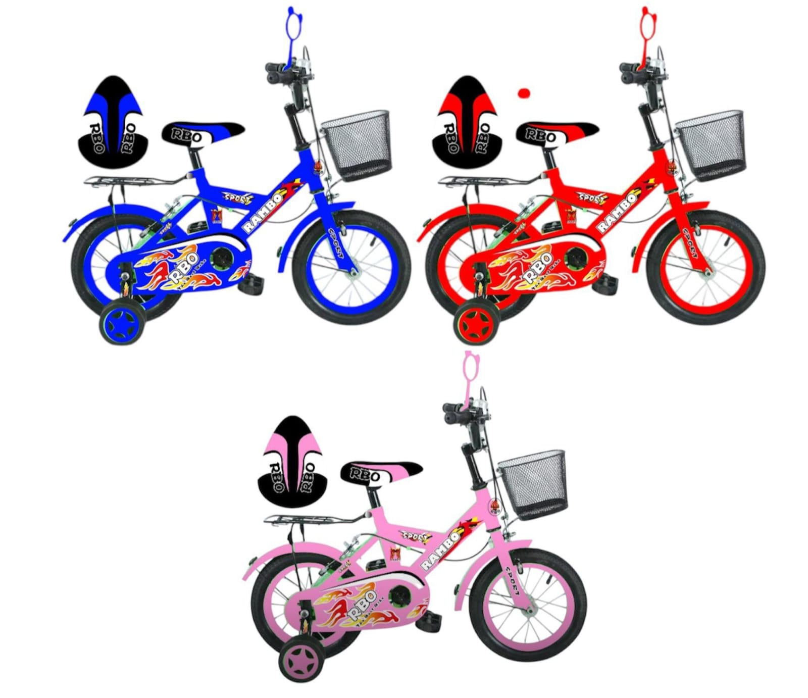 Assembled Kids Bicycle – Size 12, ideal for toddlers and young children, Comes fully assembled for instant use, Smooth tires, comfortable seat, and easy-to-grip handles.