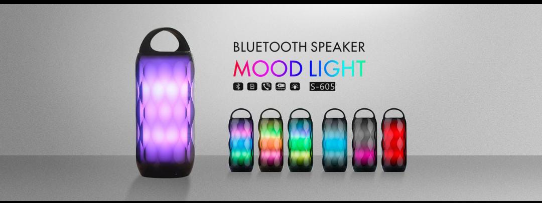 LED Bluetooth Radio Speaker – 6W Portable Multimedia Speaker, Stylish LED lights enhance your music experience, Portable & Rechargeable, 1200mAh battery for hours of uninterrupted use.