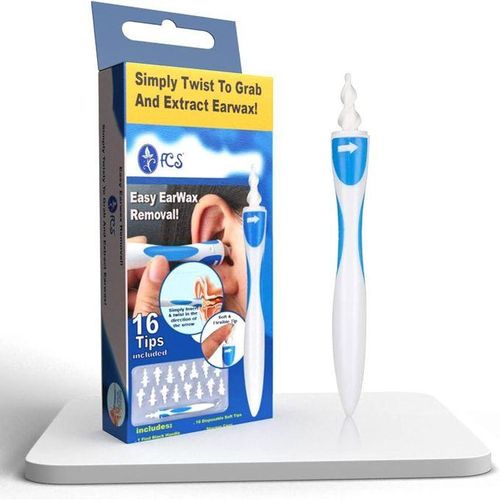 Ear Wax Remover Kit – 16 Replacement Tips Safe Cleaning Tool, Includes 16 replacement tips for long-lasting use, Safe & Gentle: Designed to remove ear wax safely without irritation.