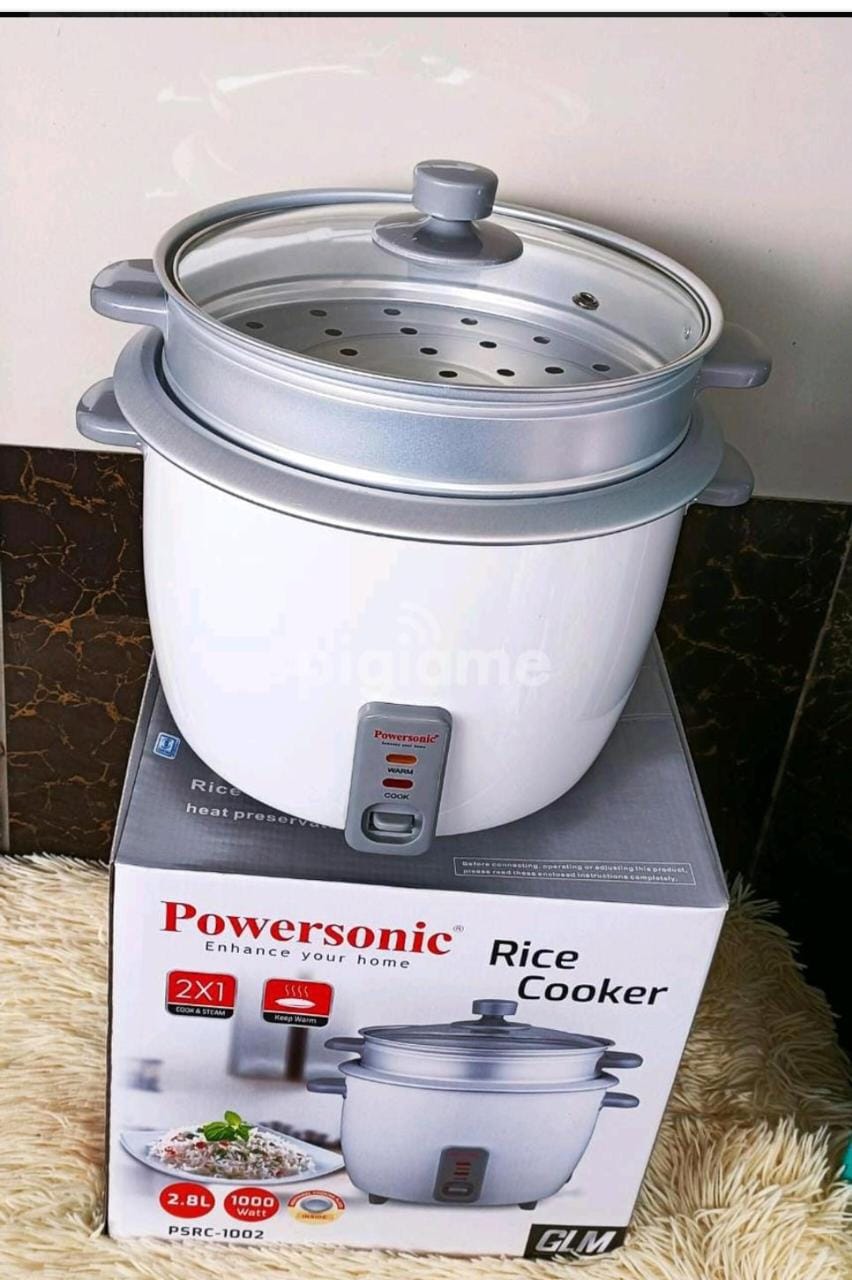 Powersonic 1.8Litre Rice Cooker (2 IN 1 )
RICE COOKER +STEAMER