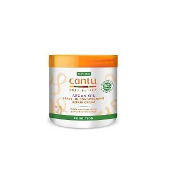 Cantu Argan Leave In Conditioning Repair Cream 453g ( Protects hair fro damage)