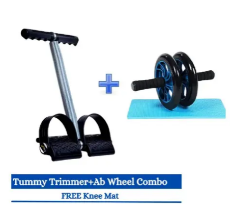 AB Wheel Double Wheel Abs Roller + Tummy Trimmer + FREE Knee Mat
AB Wheel Double Wheel Abs Roller + Tummy Trimmer + FREE Knee Mat