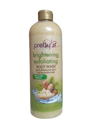 Body wash pretty Exfoliating Brightening  Pretty bright Exfoliating  Papaya and carrot body/strawberry/shae butter/milk protein body  wash BODY WASH 1000ML