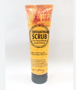 Exfoliating cream Gentle Exfoliating Gel Scrub for Face and Body wash 320ml Honey Strawberry lemon coffee Rice snail olive coconut aloe vera cucumber Exfoliating Deep Cleaning Face & Body
