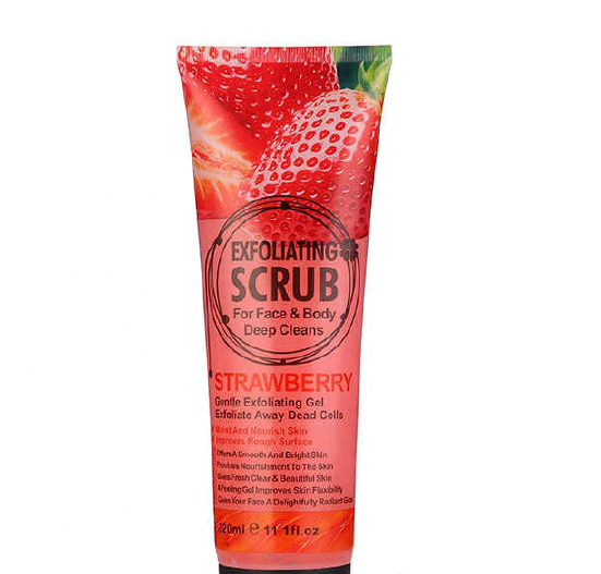 Exfoliating cream Gentle Exfoliating Gel Scrub for Face and Body wash 320ml Honey Strawberry lemon coffee Rice snail olive coconut aloe vera cucumber Exfoliating Deep Cleaning Face & Body