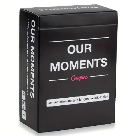 OUR MOMENTS Couples Conversation Starter Card Game - Strengthen Your Relationship & Have Fun! cards