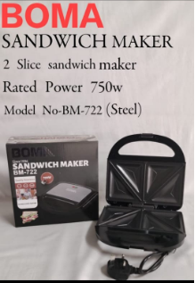 Sandwich maker and toaster BOMA ORIGINAL sandwich maker and toaster 2 slice sandwich maker power 750w model bm 722 original sandwich maker