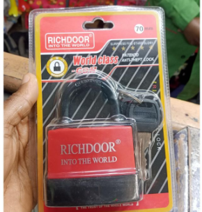 padlock RICHDOOR Anti-Theft Lock Security Padlock Weather Proof Richdoor water resistant padlock different sizes original strong padlock hard to break antitheft padlock safety and security