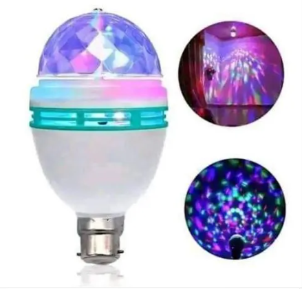 Colorful LED Rotating Disco Light Bulb – Party Light for Home, Clubs, Events & Decorations Energy Saving