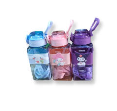 Kids Water Bottle – Leak-Proof, BPA-Free & Durable – Cartoon Design with Straw & Handle – Perfect for School, Travel & Outdoor Use – 600ml Capacity