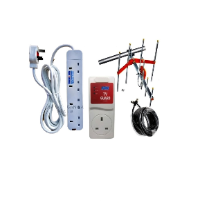 Accessories TVGuard, TV Guard for Digital Smart AndroidTV With EXTRA BONUS 4 WAY POWER EXTENSION, 
DIGITAL Smart Android TV, Aerial  Antenna AND COAXIAL CABLE.