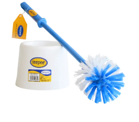Teepee Heavy-Duty Toilet Brush/Toilet cleaner/Toilet scrubber with Holder – Durable Bristles & Hygienic Design Affordable Quick delivery, Easy access.