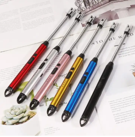 Windproof USB Rechargeable BBQ Lighter Kitchen Tool Outdoor BBQ Flashlight LighterWindproof USB Rechargeable BBQ Lighter Kitchen Tool Outdoor BBQ Flashlight Lighter