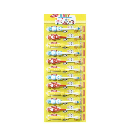 6 Pcs Kids Cartoon Toothbrushes Set - Soft Bristles, Fun Characters, Encourages Healthy Brushing Habits (Ages 3-9)