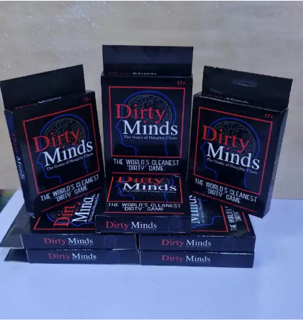 Dirty Minds Party Game: Naughty Clues Clean Answers Trivia for Mature 18+ Adults Hilarious Suggestive Cards Guess Innocent Phrases World's Cleanest Dirty Game Fun Night.