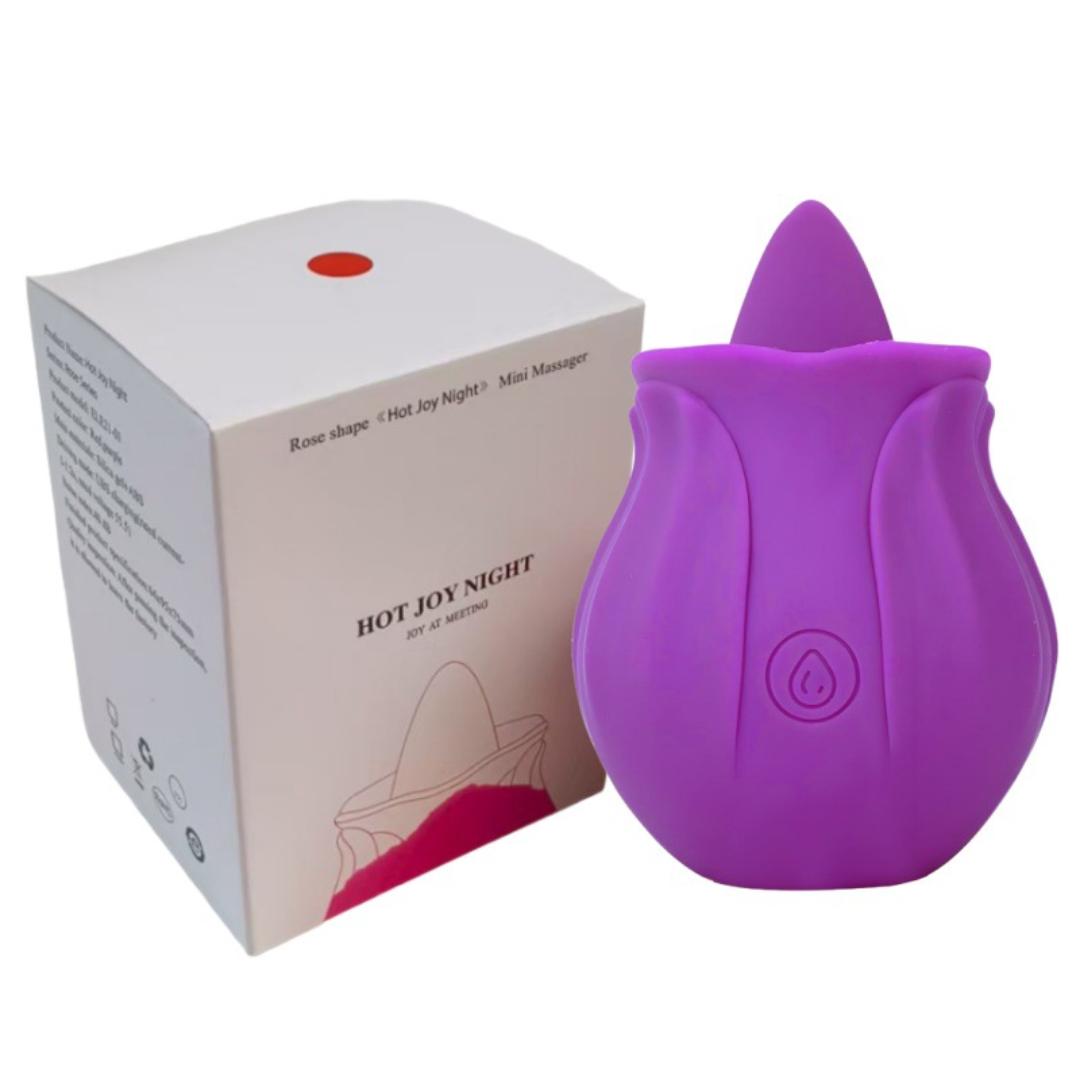 Rose Vibrator With Tongue - image 2
