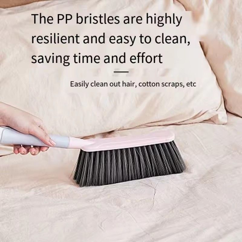 1PC  Bed Sweeping Brush Household Bedroom Cleaning Artifact Long Handle Sofa Carpet Dusting Soft Bristle Brush Cute Bed Broom