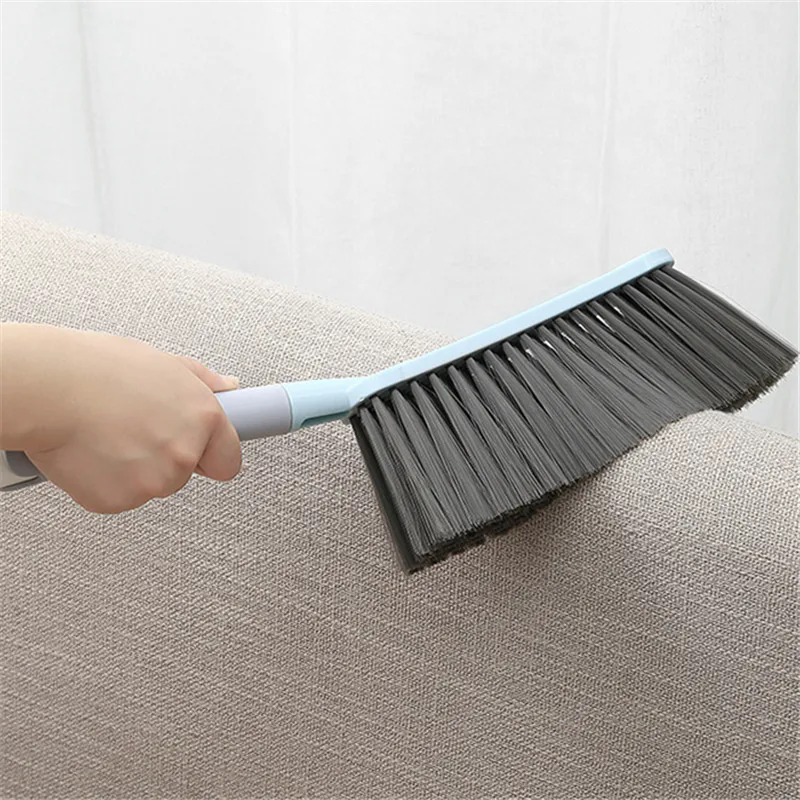 1PC  Bed Sweeping Brush Household Bedroom Cleaning Artifact Long Handle Sofa Carpet Dusting Soft Bristle Brush Cute Bed Broom
