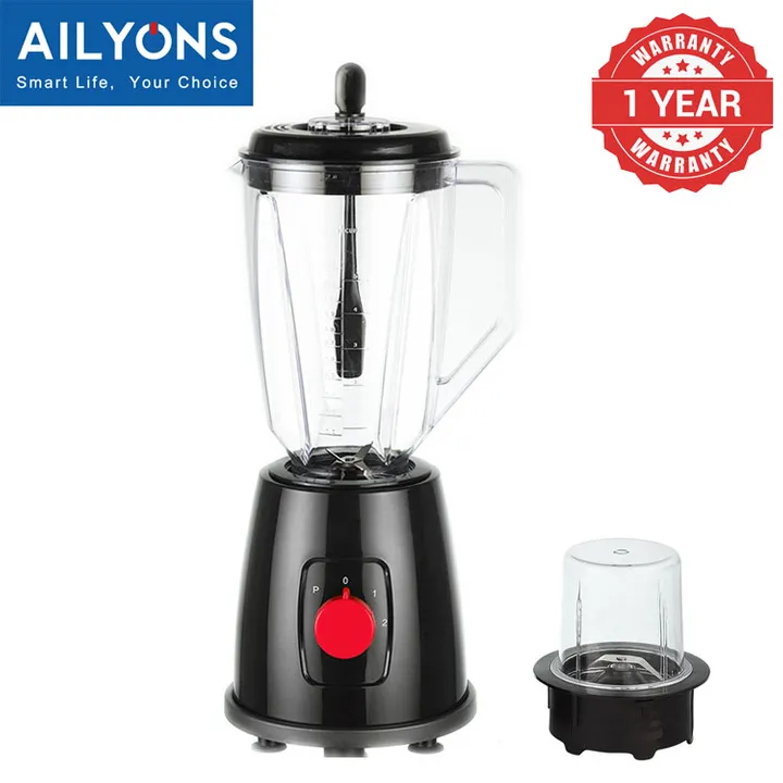 AILYONS/LYONS TYB-205 1.5L 2 In 1 Quality Motor Stainless Steel Blender With Grinder