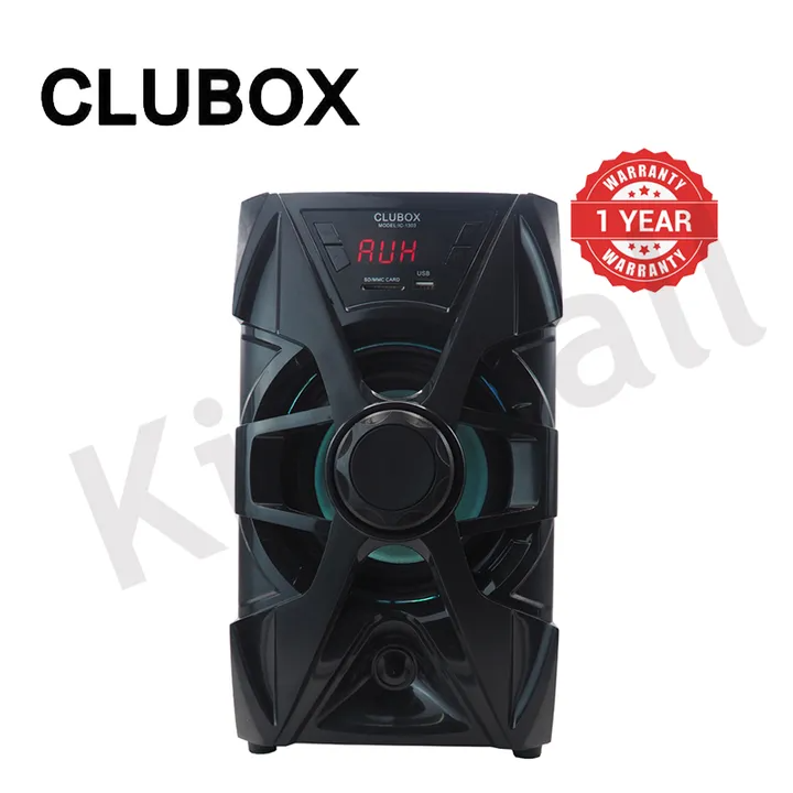 CLUBOX 3.1CH X-Base Woofer HI-FI BT Speaker Systems AC/DC Subwoofer Home Audio System 12000W with Remote Control Bluetooth FM U TC-1303